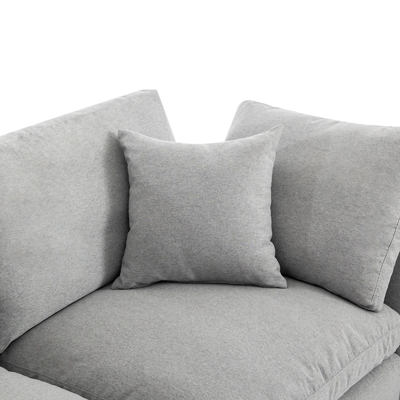Streamdale Furniture Plush Feather-Filled Sofa with Removable Cushions and Modular Design