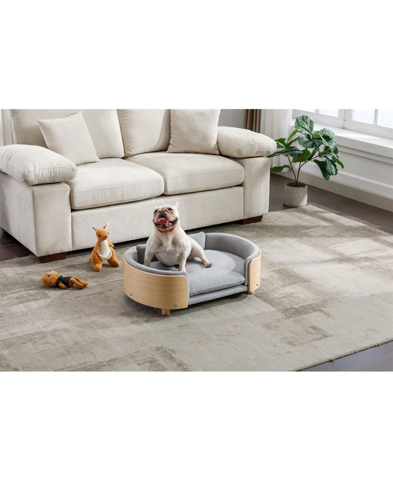 Streamdale Furniture Modern Luxury Dog Bed Premium Pet Furniture with Removable Cushion