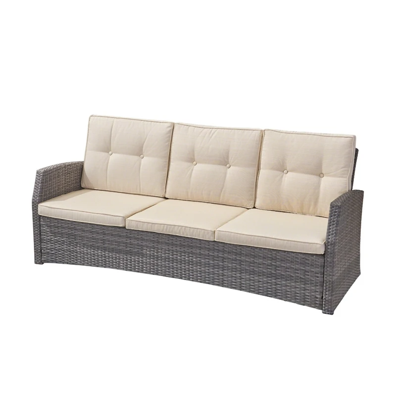 Streamdale Modern 3-Seater Patio Sofa Stylish, Durable, Water-Resistant