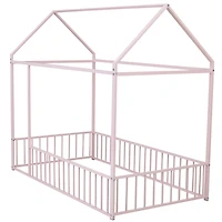 Streamdale Twin Metal Bed with Fence