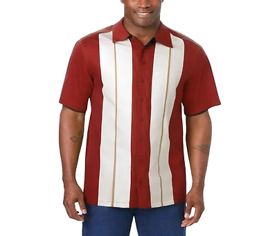 KingSize Big & Tall Colorblock Camp Shirt