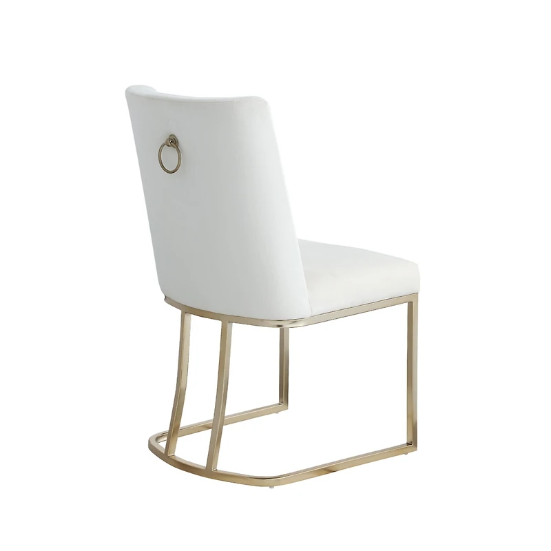 Streamdale Velvet Upholstered Dining Chairs (Set of 2)