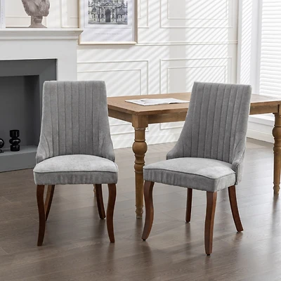 Simplie Fun Luxurious Back Dining Chairs with High Backrest for Comfort