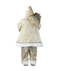 Glitzhome 35 H Oversized Christmas Elegant Santa Figurine
