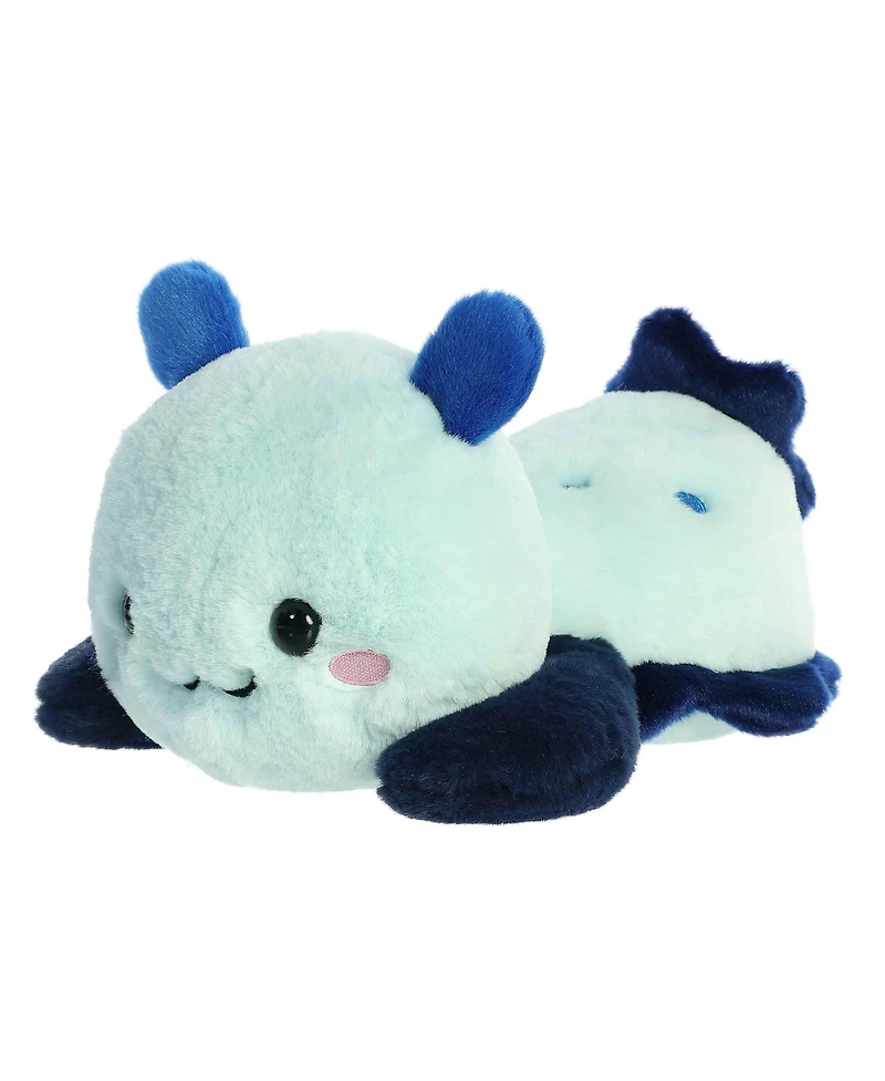 Aurora Small Seela Sea Slug Too Cute Playful Plush Toy Blue 9"
