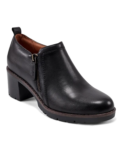 Easy Spirit Women's Cosa Eflex Side Zip Block Heel Shooties