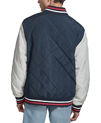 Champion Men's Retro Quilted Logo Bomber Jacket