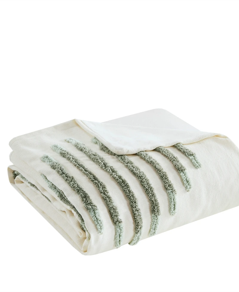 Ink+Ivy Tahli Tufted Chenille 3-Pc. Duvet Cover Set, King/California King