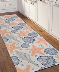 Dalyn Seabreeze Washable SZ4 2'3x7'6 Runner Area Rug