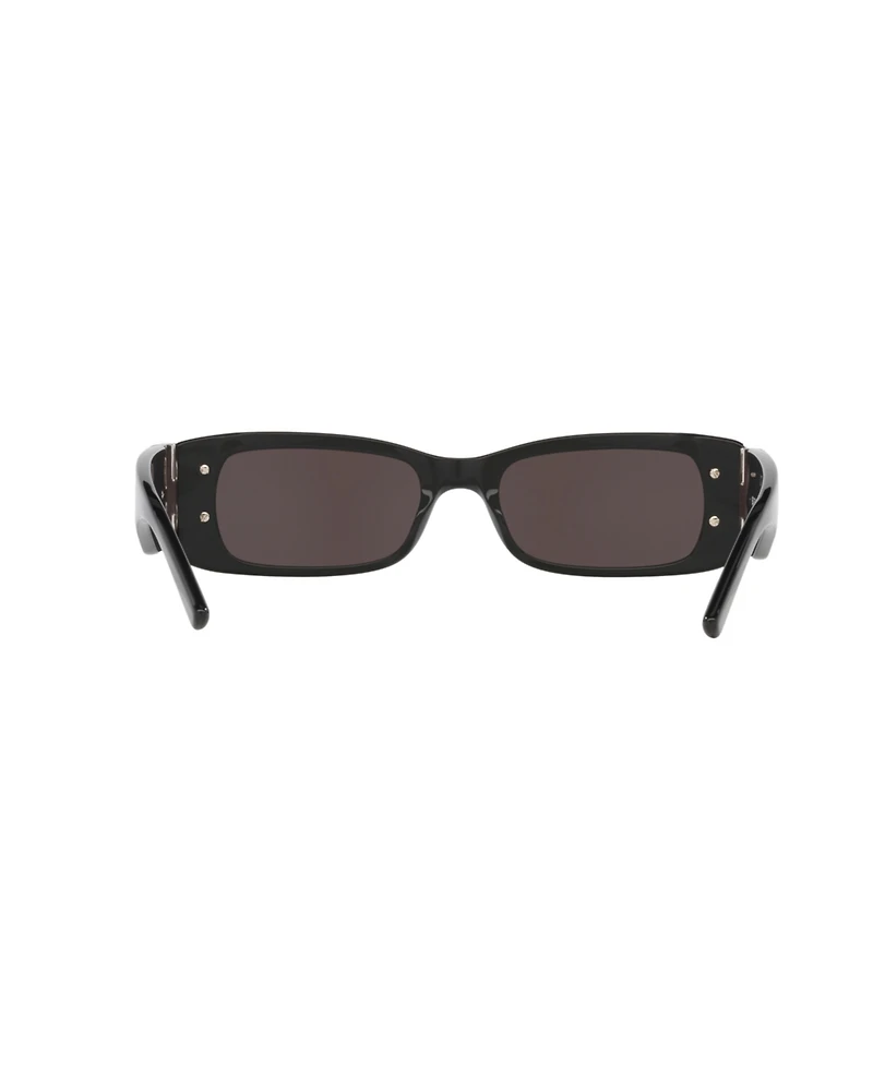 Balenciaga Women's Rectangle Embellished Logo Sunglasses, BB0096S