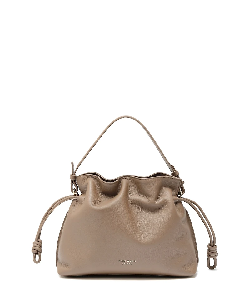 Esin Akan Midi Emma Leather Top Handle Crossbody Bag