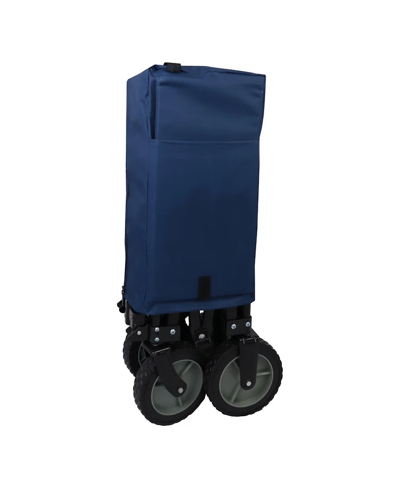 Utility Collapsible Folding Wagon Cart Heavy Duty Foldable, Beach Wagon