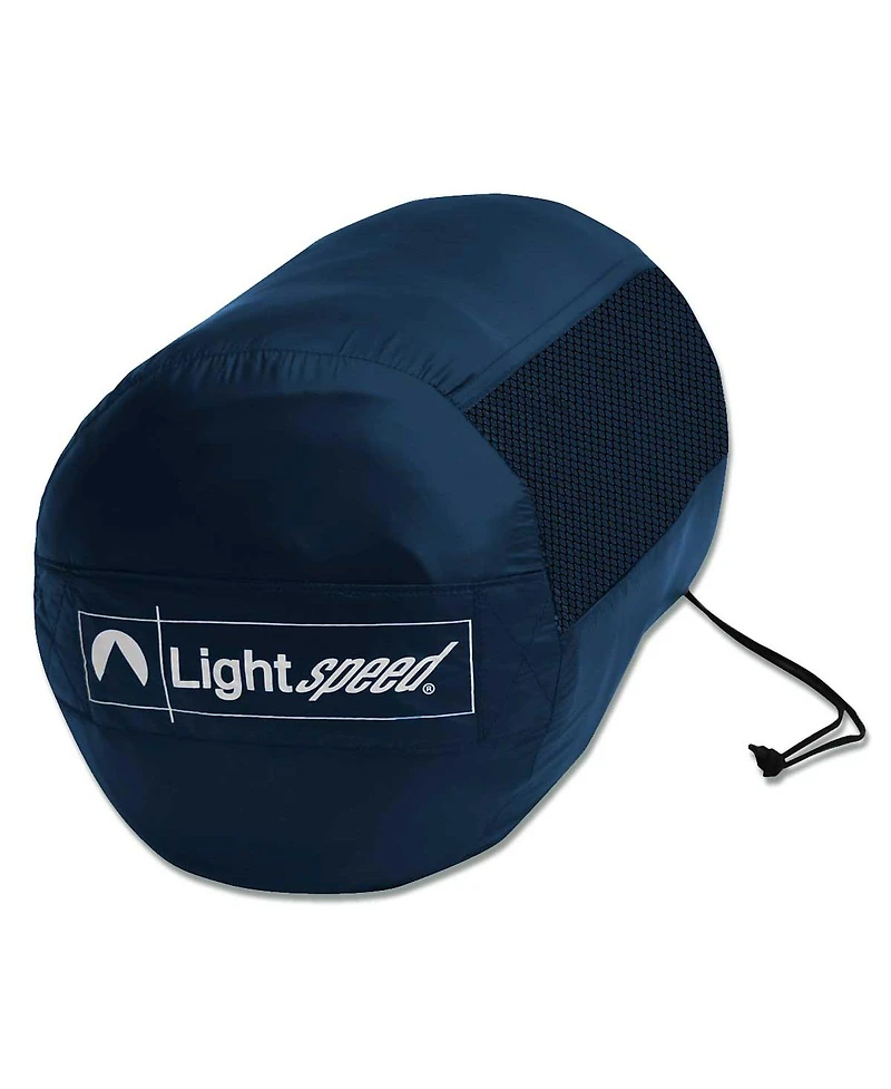 Lightspeed Outdoors Rugged Puffy Outdoor Blanket, Deep Space/Gray, 1