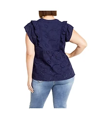 City Chic Plus Casey Top