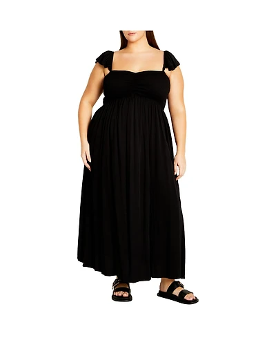 City Chic Plus Tiarne Maxi Dress