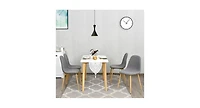 Slickblue Set of 4 Grey Accent Dining Chairs