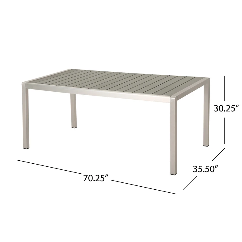 Streamdale Furniture Modern Outdoor Dining Table Durable, Stylish, and Easy to Assemble