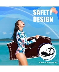 Slickblue 37 Inch Lightweight Surfboard With Fin Eps Core for Kids and Adults-m