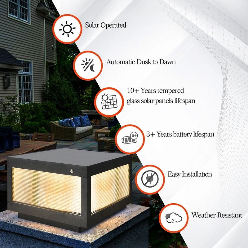 Streamdale Solar Wall Lamp With Dimmable Led