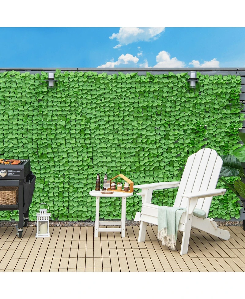 Slickblue 4 Pieces 118 x 39 Inch Artificial Ivy Privacy Fence for Fence and Vine Decor