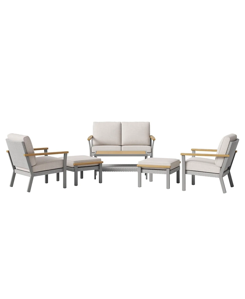 Sencillo 6 Piece Conversation Set