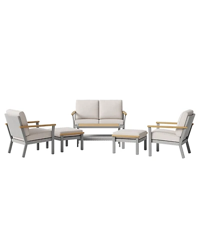 Sencillo 6 Piece Conversation Set