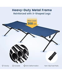 Slickblue Adults Kids Folding Camping Cot