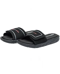 Alpine Swiss Men's Gabe Men Slide Sandals Shock-absorbing Foam Insole for Arch Support Adjustable Strap Athletic Anti-Slip Traction Eva O