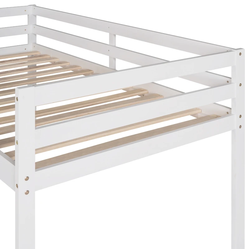 Streamdale Loft Bed With Slide, Multifunctional Design, Twin