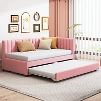 Streamdale Twin Upholstered Daybed with Trundle