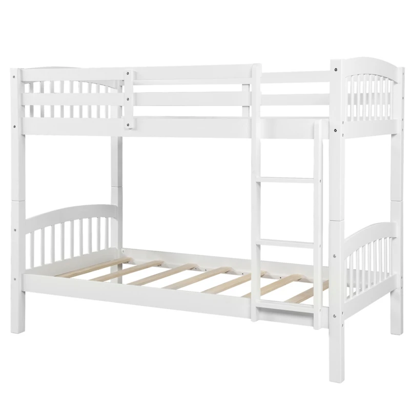 Streamdale Twin Over Twin Bunk Bed With Ladder