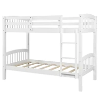 Streamdale Twin Over Twin Bunk Bed With Ladder