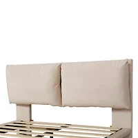 Streamdale Queen Platform Bed with Usb Ports and Sensor Light