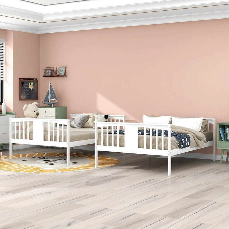 Streamdale Full Over Bunk Bed With Ladder For Bedroom, Guest Room Furniture