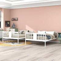 Streamdale Full Over Bunk Bed With Ladder For Bedroom, Guest Room Furniture