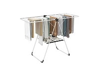 Slickblue 2-Tier Laundry Drying Rack Folding Cloth Rack with Aluminum Frame
