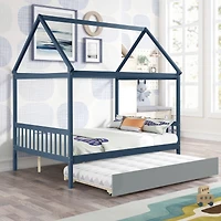 Simplie Fun House Full Bed With Trundle