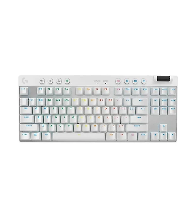 Logitech G Pro X Tkl Lightspeed Wireless Gaming Keyboard, Tactile White