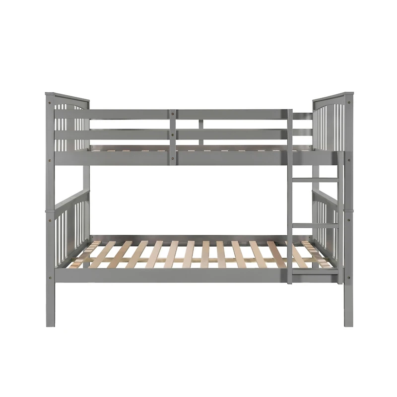 Streamdale Full Over Bunk Bed With Ladder For Bedroom, Guest Room Furniture