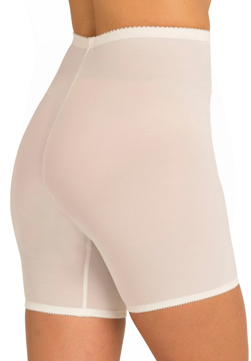 Secret Solutions Plus High-Waist Power Mesh Long Leg Shaper