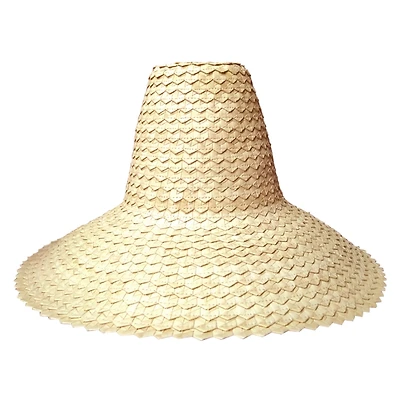 Brunna.co Kemala Palm Straw Hat In Natural Beige