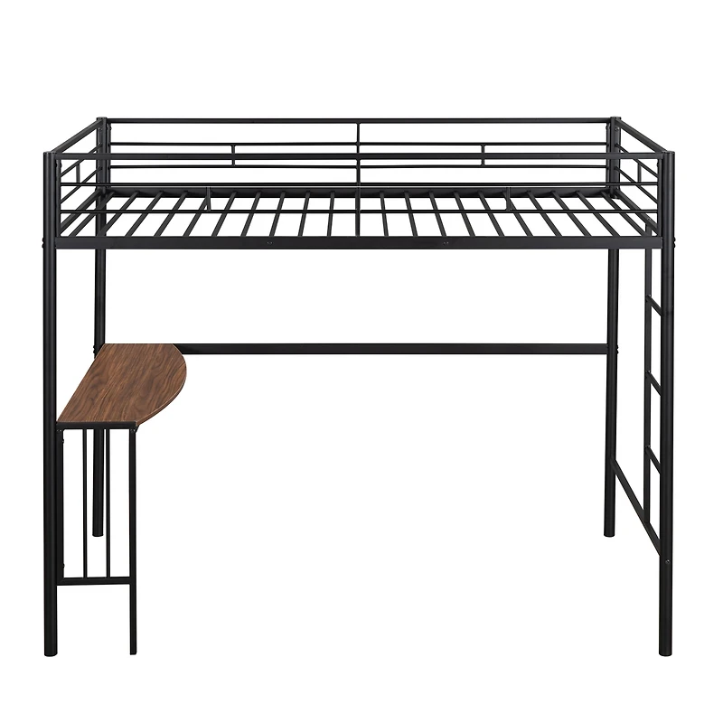 Streamdale Twin Over Full Bunk Bed with Desk and Ladder