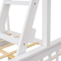 Streamdale Twin-Over-Full Bunk Bed With Ladders And Two Storage Drawers