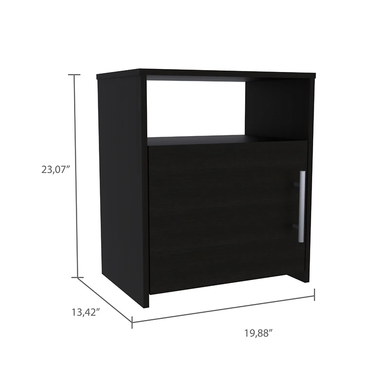 Simplie Fun Florian 1-Shelf Nightstand