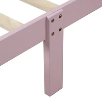 Streamdale Twin Platform Bed with Headboard and Wood Slats