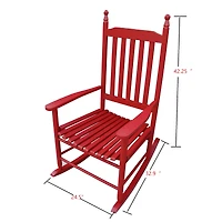Streamdale Furniture Wooden Porch Rocker Chair Iii