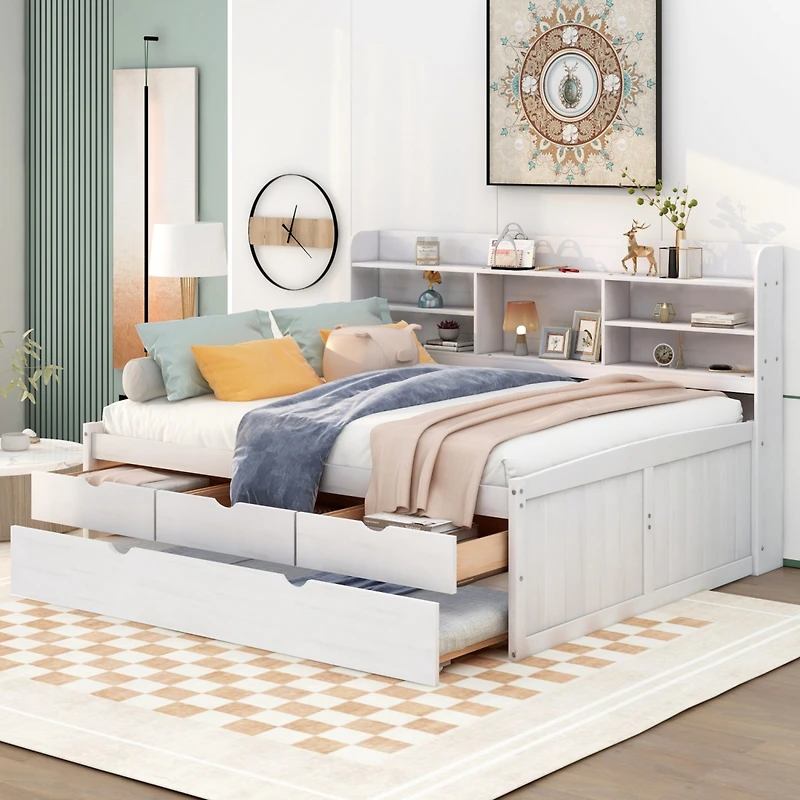Streamdale Full-Size Captain's Bed with Storage
