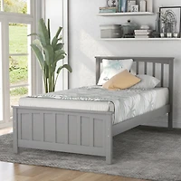 Streamdale Wood Platform Bed Twin