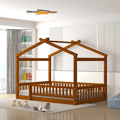 Streamdale Wood Bed Frame Kids Teens Girls Boys