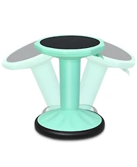 Slickblue Adjustable Active Learning Stool Sitting Home Office Wobble Chair with Cushion Seat